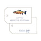 Rainbow Trout Gift Tag
