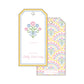 Floral Bow Scallop Gift Tag