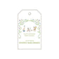 Party Animals Green Gift Tag