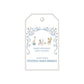 Party Animals Blue Gift Tag