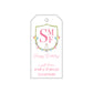 Rainbow Birthday Party Pink Gift Tag