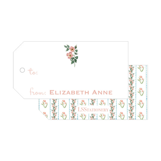 It's a Mother's Day Floral Horizontal Gift Tag