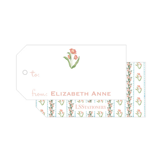 It's a Mother's Day Tulip Horizontal Gift Tag