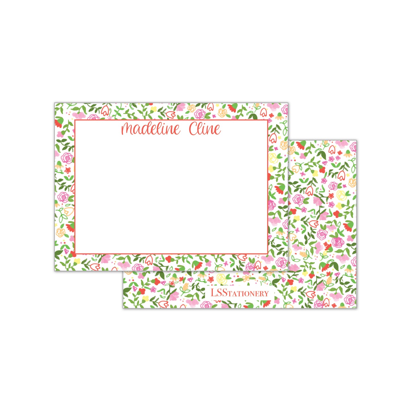 May Flowers Frame Notecard